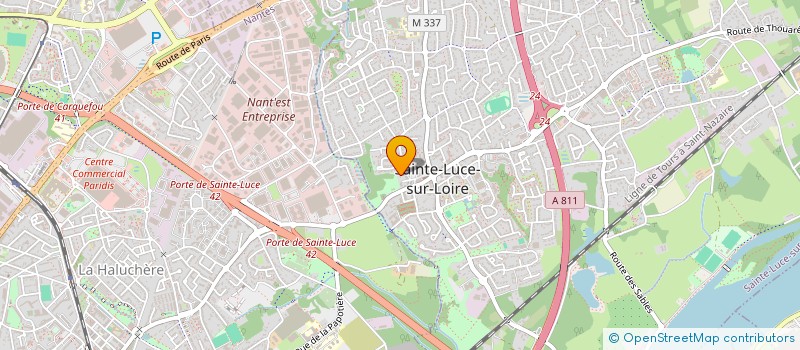 localisation de l'entreprise MONSIEUR YOANN DEMANGEAU  SAINTE-LUCE-SUR-LOIRE