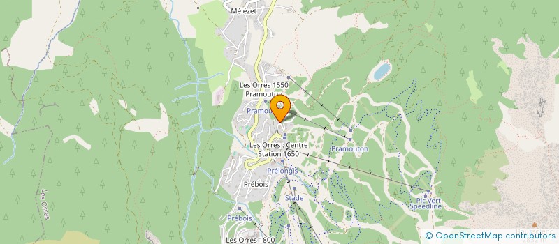 localisation de l'entreprise MONSIEUR YOANN DENEE  LES ORRES