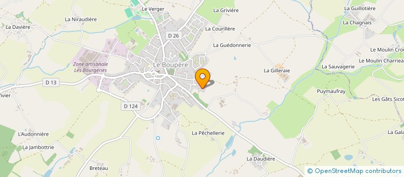 localisation de l'entreprise MONSIEUR YOANN DENIAU à LE BOUPERE