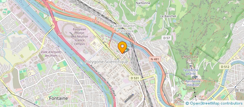 localisation de l'entreprise MONSIEUR YOANN DENOEUD à GRENOBLE