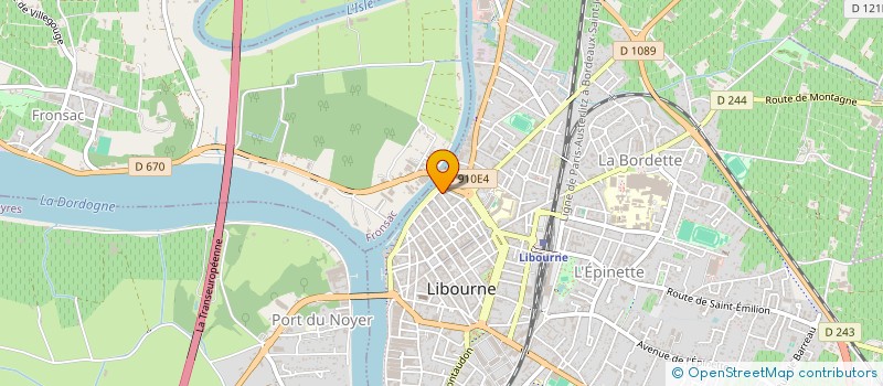 localisation de l'entreprise MONSIEUR YOANN DESERT-LACAY  LIBOURNE