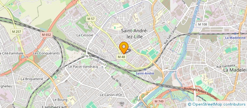 localisation de l'entreprise MONSIEUR YOANN DESTRAS à SAINT-ANDRE-LEZ-LILLE