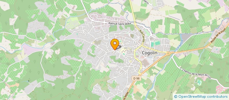 localisation de l'entreprise MONSIEUR YOANN DEVANNE à COGOLIN