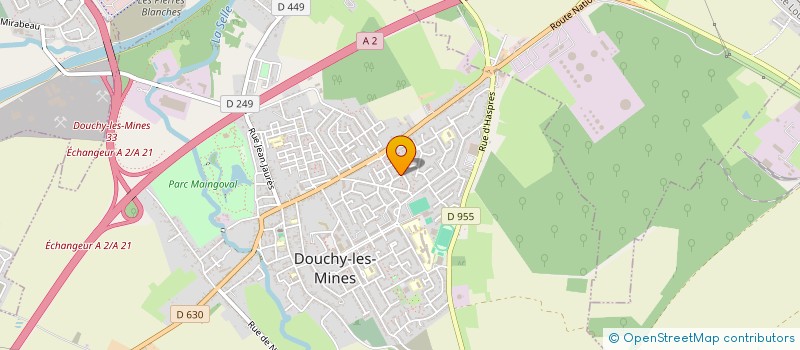 localisation de l'entreprise MONSIEUR YOANN DINAS à DOUCHY-LES-MINES