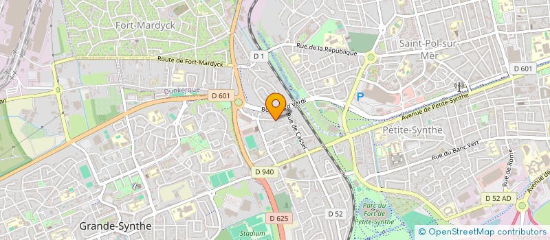 localisation de l'entreprise MONSIEUR YOANN DOMINAULT à DUNKERQUE