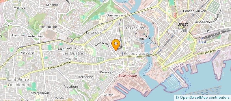 localisation de l'entreprise MONSIEUR YOANN DONNARD à BREST