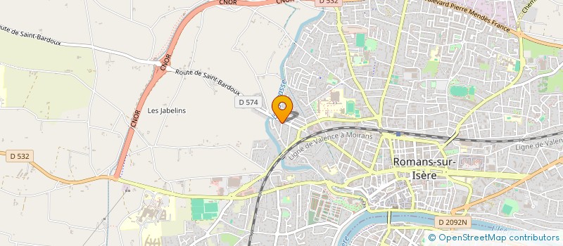 localisation de l'entreprise MONSIEUR YOANN DOSKOCIL  ROMANS-SUR-ISERE