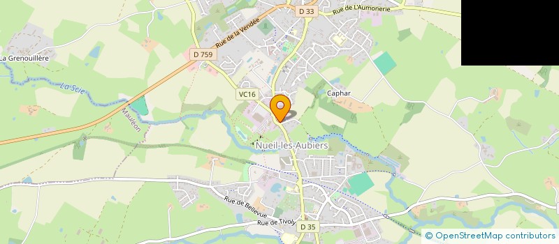 localisation de l'entreprise MONSIEUR YOANN DOUCET  NUEIL-LES-AUBIERS