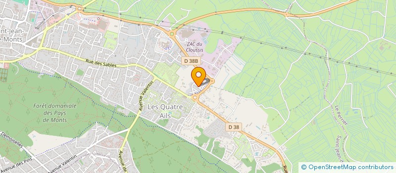 localisation de l'entreprise MONSIEUR YOANN DOUILLARD  SAINT-JEAN-DE-MONTS