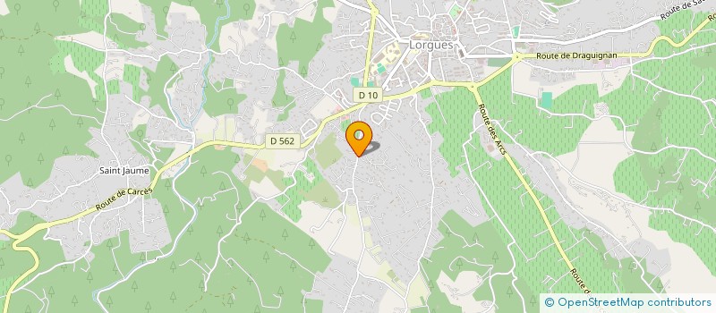 localisation de l'entreprise MONSIEUR YOANN DUJARDIN à LORGUES