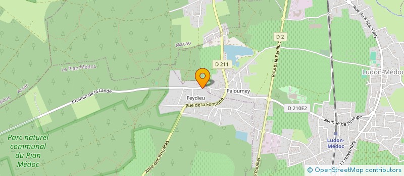 localisation de l'entreprise MONSIEUR YOANN ECKERT à LE PIAN-MEDOC