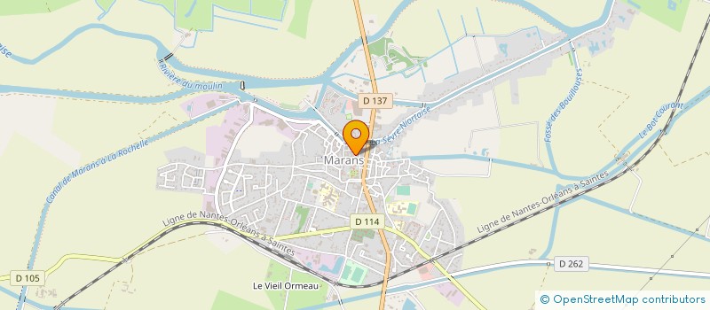 localisation de l'entreprise MONSIEUR YOANN ENAIN à MARANS