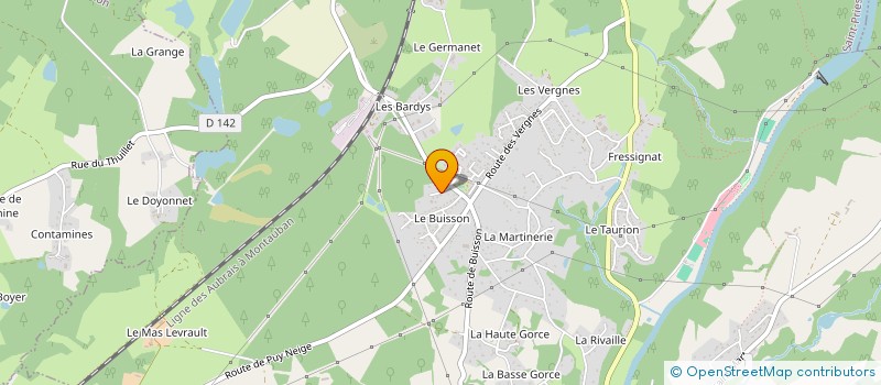 localisation de l'entreprise MONSIEUR YOANN ESQUIS  SAINT-PRIEST-TAURION