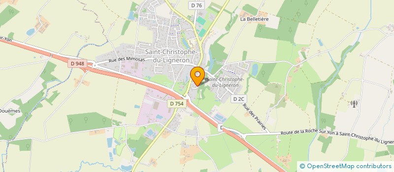 localisation de l'entreprise MONSIEUR YOANN ETCHEVERRY à SAINT-CHRISTOPHE-DU-LIGNERON