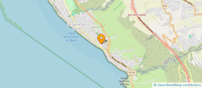 localisation de l'entreprise MONSIEUR YOANN EVANGELISTI  SAINT-PAUL