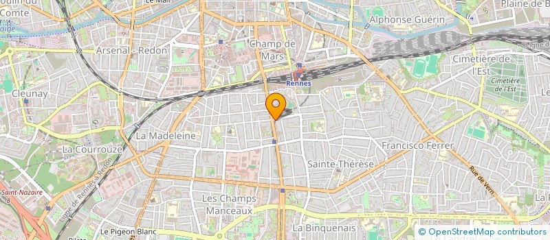 localisation de l'entreprise MONSIEUR YOANN FAIRIER  RENNES