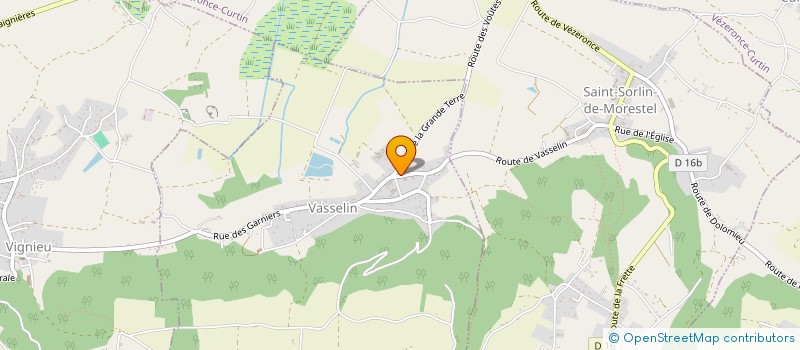 localisation de l'entreprise MONSIEUR YOANN FAVIER  VIGNIEU