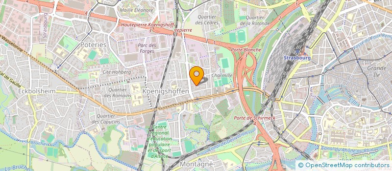 localisation de l'entreprise MONSIEUR YOANN FAVRE à STRASBOURG