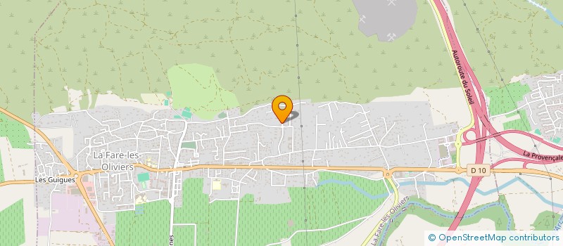 localisation de l'entreprise MONSIEUR YOANN FENIOU  LA FARE-LES-OLIVIERS