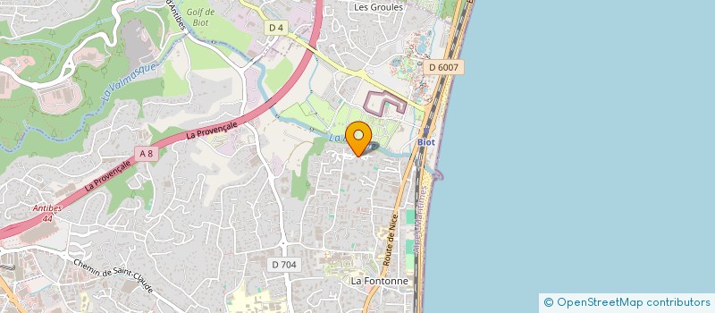 localisation de l'entreprise MONSIEUR YOANN FETTUCIARI à ANTIBES