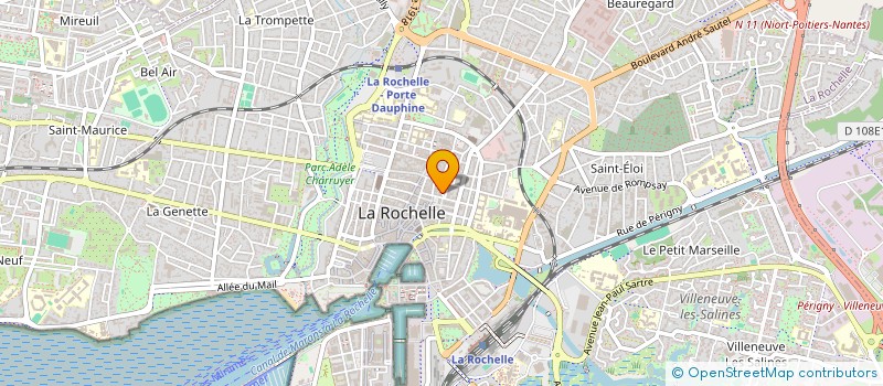 localisation de l'entreprise MONSIEUR YOANN FLEURY  LA ROCHELLE