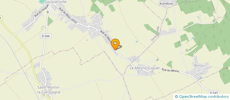 localisation de l'entreprise MONSIEUR YOANN FORTIN  SACQUENVILLE