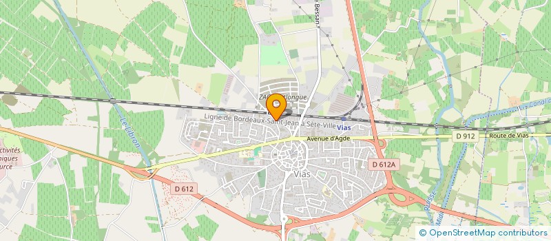 localisation de l'entreprise MONSIEUR YOANN FOULQUIER  VIAS