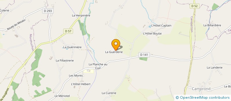 localisation de l'entreprise MONSIEUR YOANN FRANCOISE  CAMBERNON