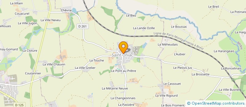 localisation de l'entreprise MONSIEUR YOANN FROGER  SAINT-UNIAC