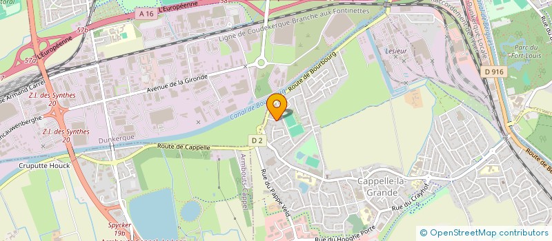 localisation de l'entreprise MONSIEUR YOANN FYVEY  CAPPELLE-LA-GRANDE