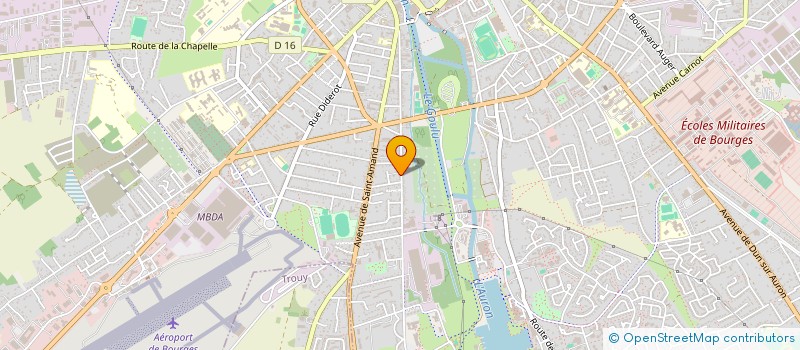 localisation de l'entreprise MONSIEUR YOANN GAGNEUX  BOURGES