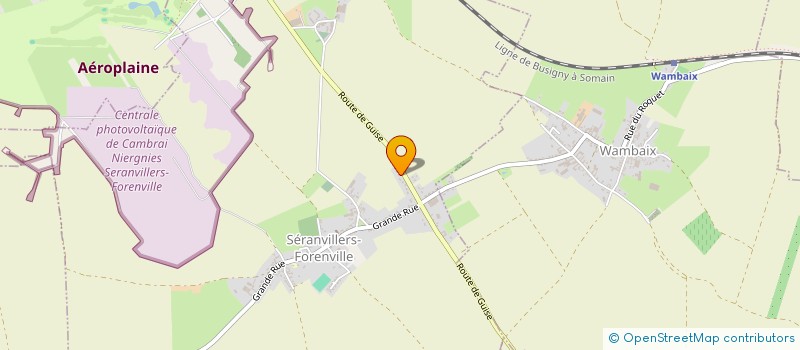 localisation de l'entreprise MONSIEUR YOANN GALLEGO à SERANVILLERS-FORENVILLE
