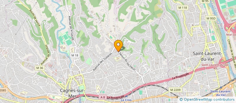 localisation de l'entreprise MONSIEUR YOANN GARCIA--GIMENEZ à CAGNES-SUR-MER