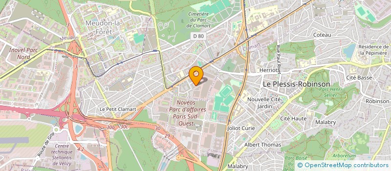 localisation de l'entreprise MONSIEUR YOANN GARDERON à CLAMART