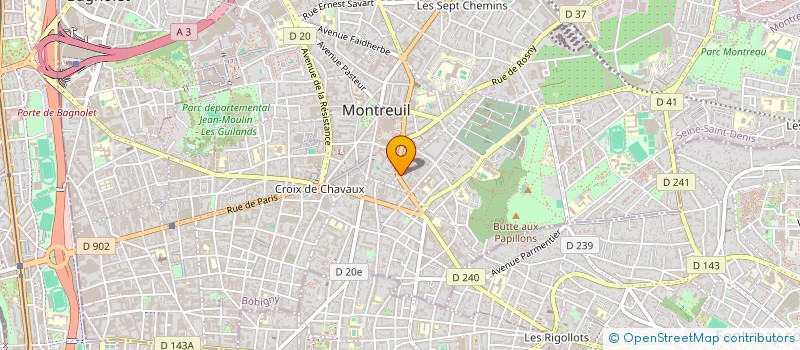localisation de l'entreprise MONSIEUR YOANN GEHLEN à MONTREUIL