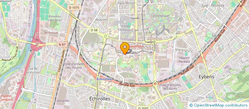 localisation de l'entreprise MONSIEUR YOANN GERVAIS  ECHIROLLES