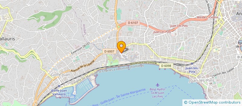 localisation de l'entreprise MONSIEUR YOANN GIACOMAZZO  ANTIBES