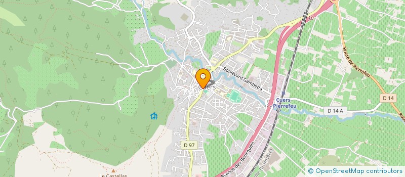 localisation de l'entreprise MONSIEUR YOANN GIOVINAZZO  CUERS