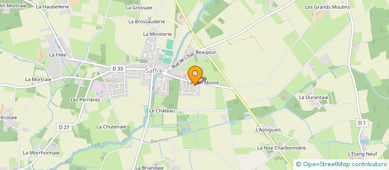 localisation de l'entreprise MONSIEUR YOANN GLAIN YOANN  SAFFRE