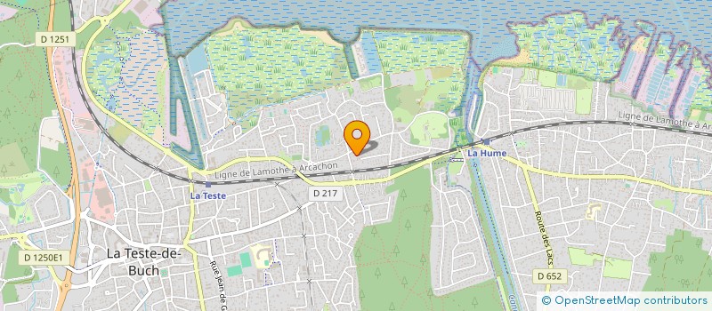 localisation de l'entreprise MONSIEUR YOANN GLIZE à LA TESTE-DE-BUCH