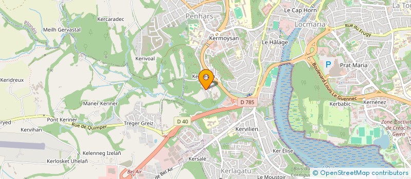 localisation de l'entreprise MONSIEUR YOANN GOAS à QUIMPER