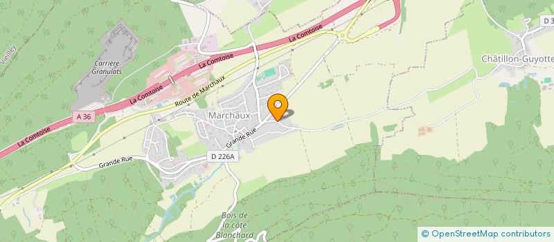 localisation de l'entreprise MONSIEUR YOANN GOBERT  MARCHAUX-CHAUDEFONTAINE