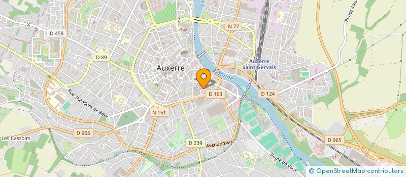 localisation de l'entreprise MONSIEUR YOANN GOUDROT à AUXERRE