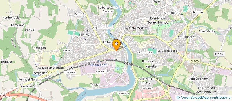 localisation de l'entreprise MONSIEUR YOANN GOULVEN à HENNEBONT