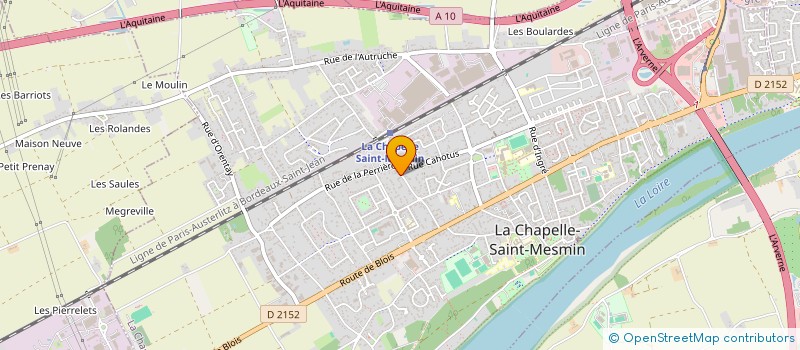 localisation de l'entreprise MONSIEUR YOANN GRAIN  LA CHAPELLE-SAINT-MESMIN