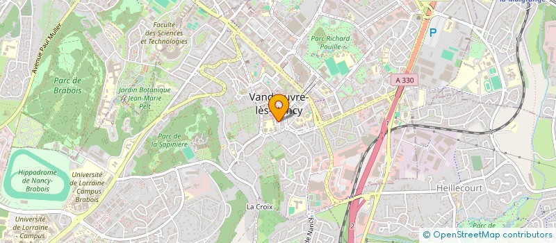 localisation de l'entreprise MONSIEUR YOANN GREFFIN  VANDUVRE-LES-NANCY