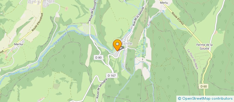 localisation de l'entreprise MONSIEUR YOANN GRESSET-BOURGEOIS  ECRILLE