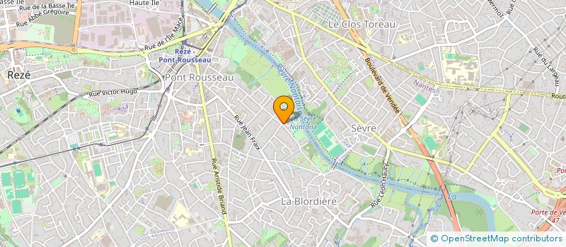 localisation de l'entreprise MONSIEUR YOANN GUERINEAU à REZE