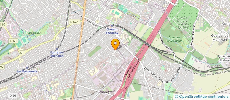 localisation de l'entreprise MONSIEUR YOANN GUETTA à ANTONY