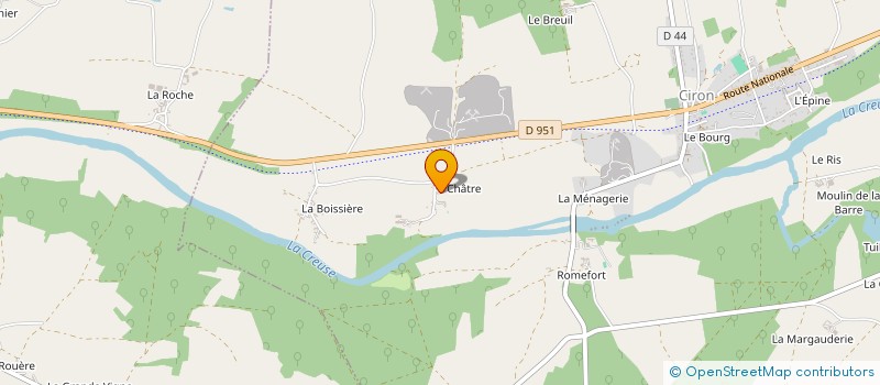 localisation de l'entreprise MONSIEUR YOANN GUEUGNEAU à CIRON